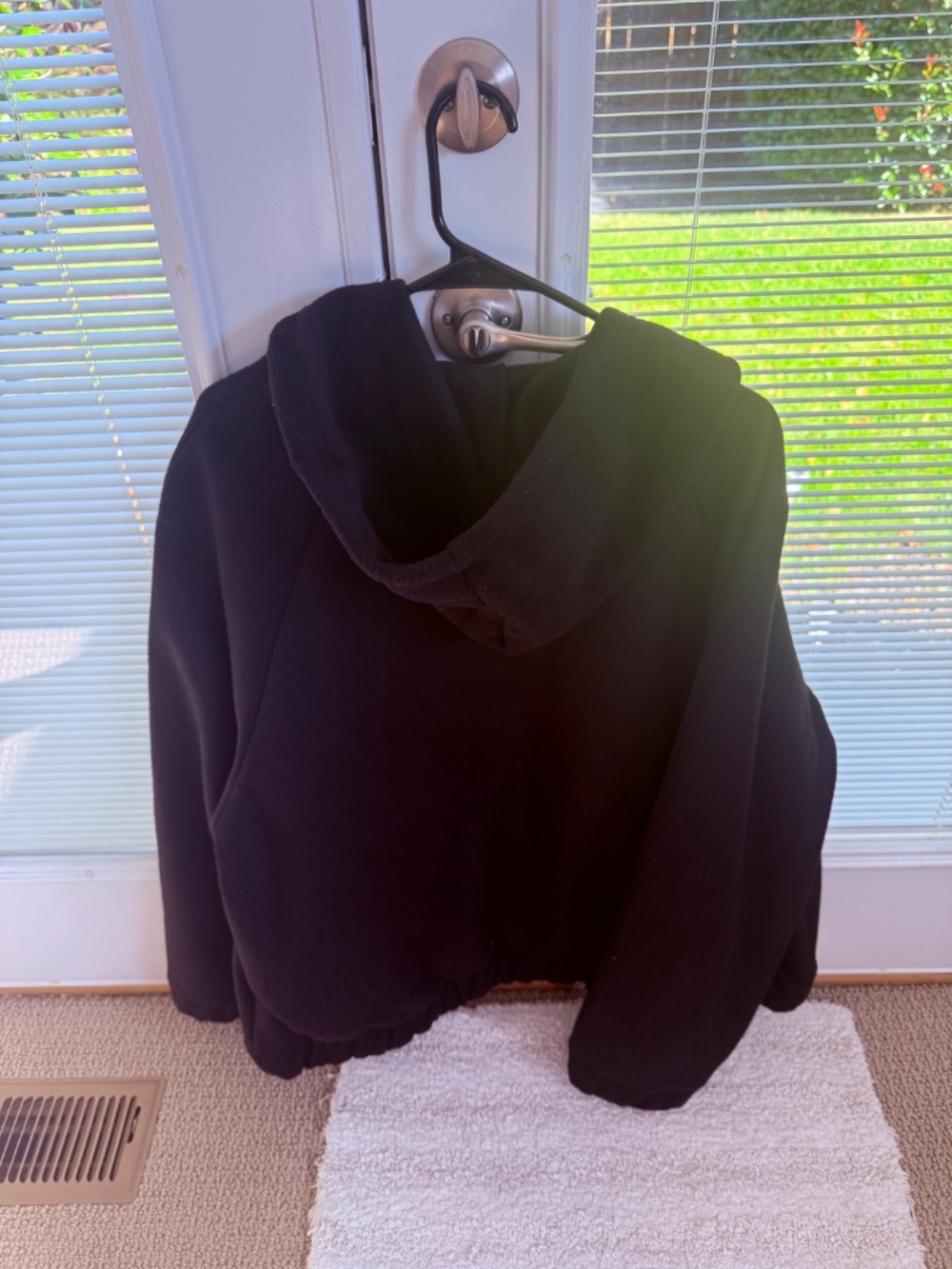 Fashion Nova Men Fuzzy Premium Zip Up Hoodie Black XXL NWT - Picture 6 of 6